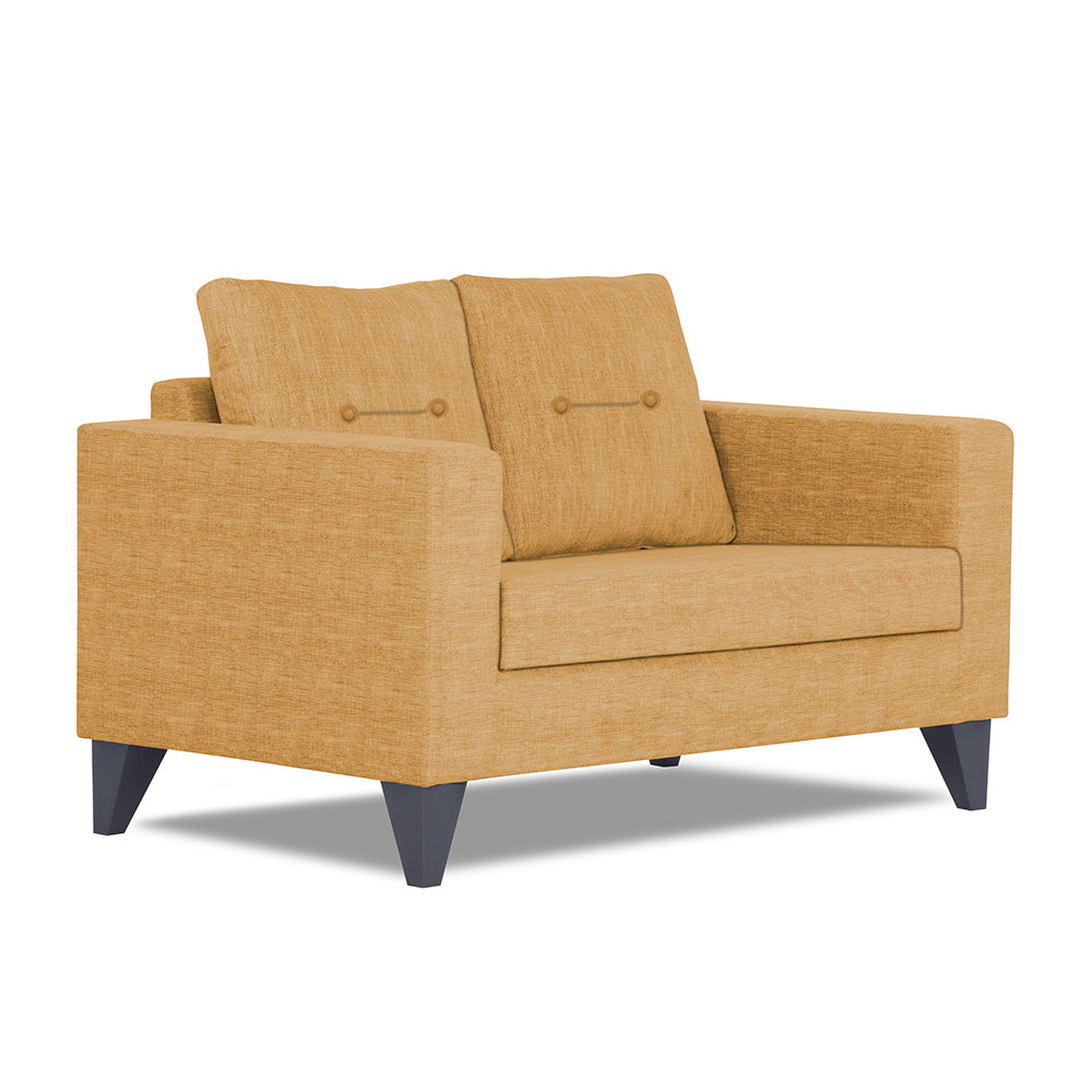 Adorn India Hallton Tufted 2 Seater Sofa (Beige) (3 Year Warranty)