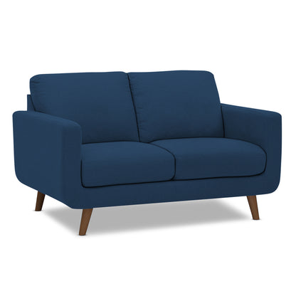 Adorn India Damian 3+2 5 Seater Sofa Set (Blue) (3 Year Warranty)
