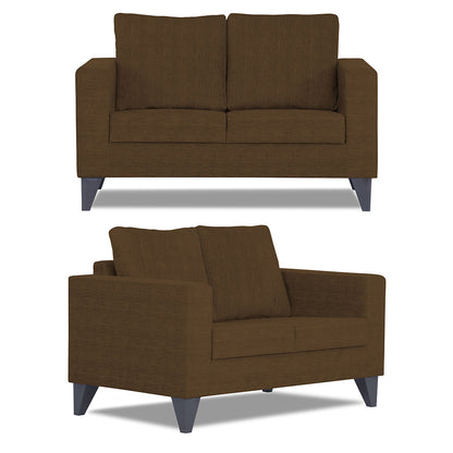 Adorn India Straight Line Plus Decent 3+2+1 6 Seater Sofa Set (Brown) (3 Year Warranty)
