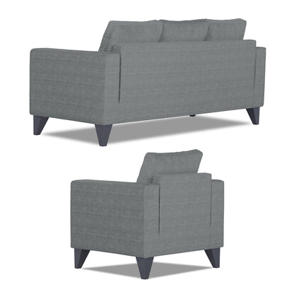 Adorn India Darcy 3+1+1 5 Seater Sofa Set (Grey) (3 Year Warranty)