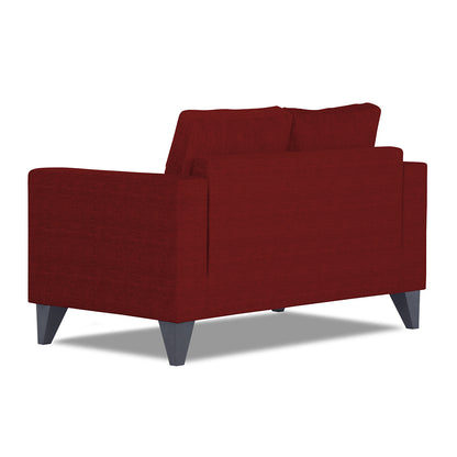 Adorn India Hallton Tufted 2 Seater Sofa (Maroon) (3 Year Warranty)