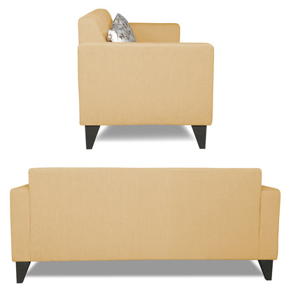 Adorn India Bladen 3-2-1 Six Seater Sofa Set (Beige)