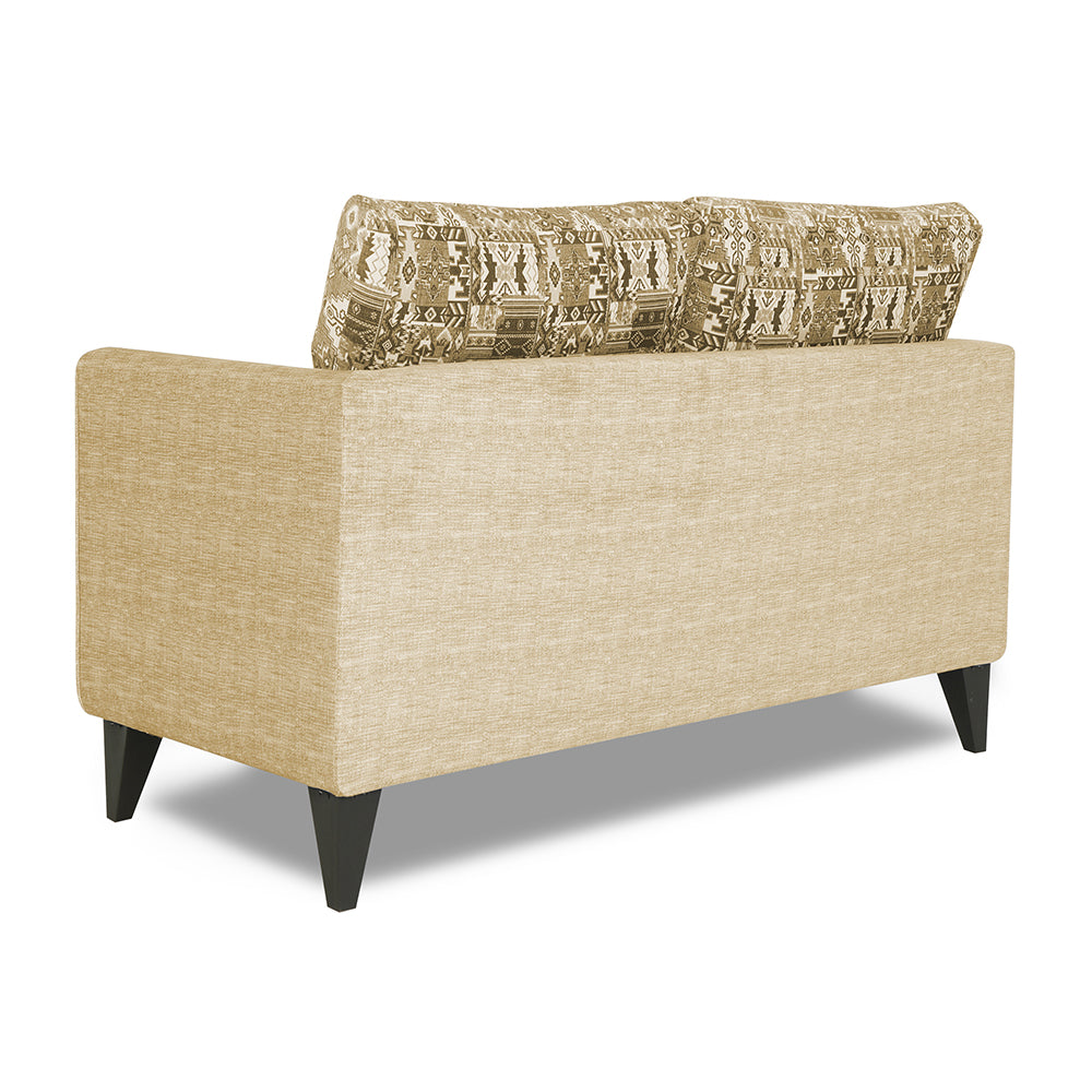 Adorn India Sheldon Crafty 2 Seater Sofa (Beige)