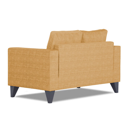 Adorn India Hallton Tufted 2 Seater Sofa (Beige) (3 Year Warranty)