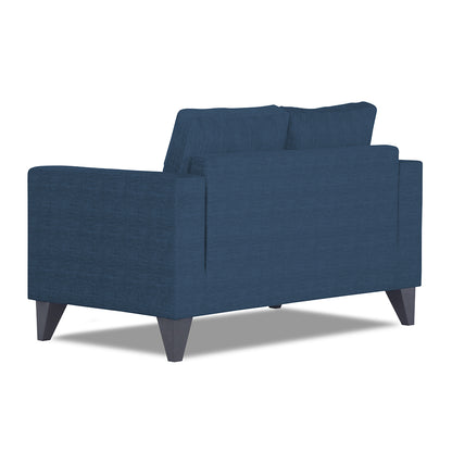 Adorn India Hallton Tufted 2 Seater Sofa (Blue) (3 Year Warranty)