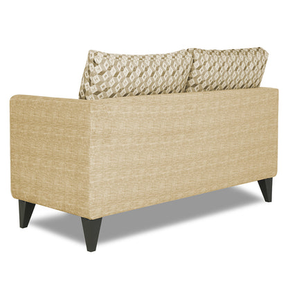 Adorn India Tornado Bricks 2 Seater Sofa (Beige)