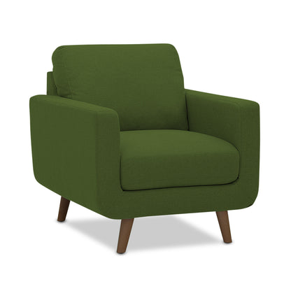 Adorn India Damian 3+2+1 6 Seater Sofa Set (Green) (3 Year Warranty)