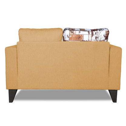 Adorn India Hallton Digitel Print 2 Seater Sofa (Beige) (3 Year Warranty)