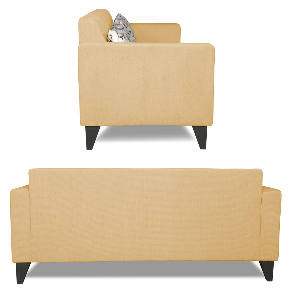 Adorn India Bladen 3-1-1 Five Seater Sofa Set (Wood,Foam) (Beige)