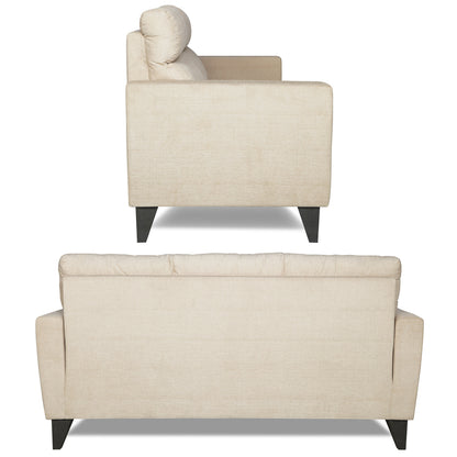 Adorn India Cardello 3 Seater Sofa (Beige) (3 Year Warranty)