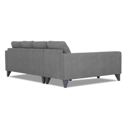 Adorn India Haddin Premium L Shape 6 Seater Sofa Set (Left Hand Side) (Grey)
