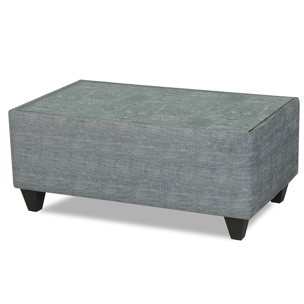 Adorn India Sheldon Craftys 3+2 5 Seater Sofa Set with Centre Table (Grey)