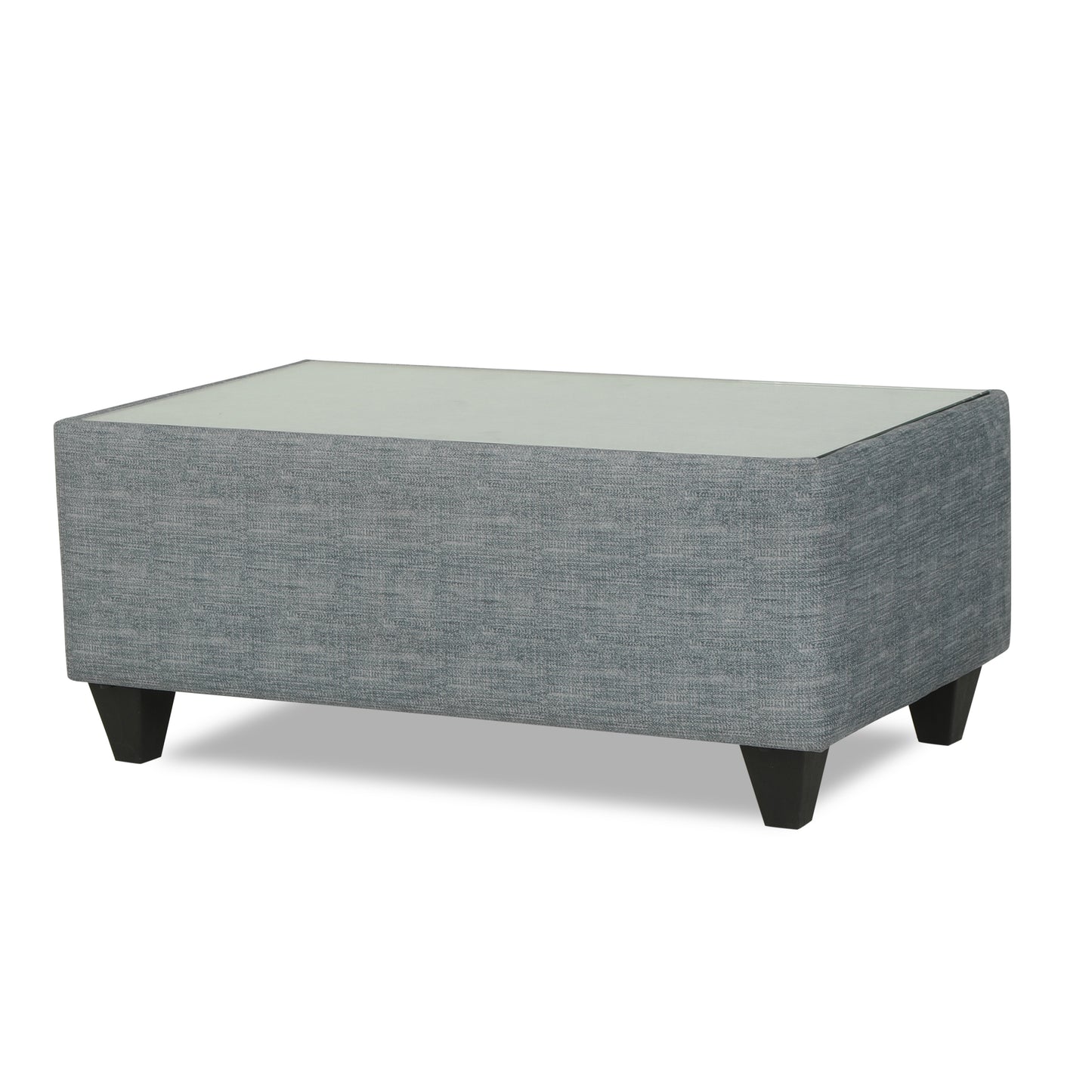 Adorn India Enzo Decent 3+1+1 5 Seater Sofa Set with Centre Table (Grey)