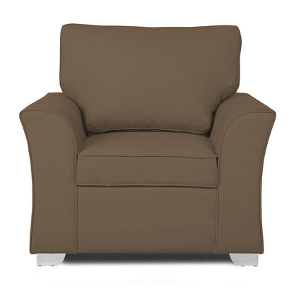 Adorn India Alexia 3+1+1 Sofa Set(Camel)