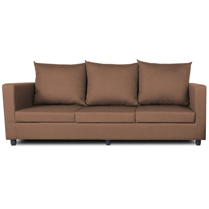 Adorn India New Straight Line Modular 5 Seater Sofa Set (Camel)
