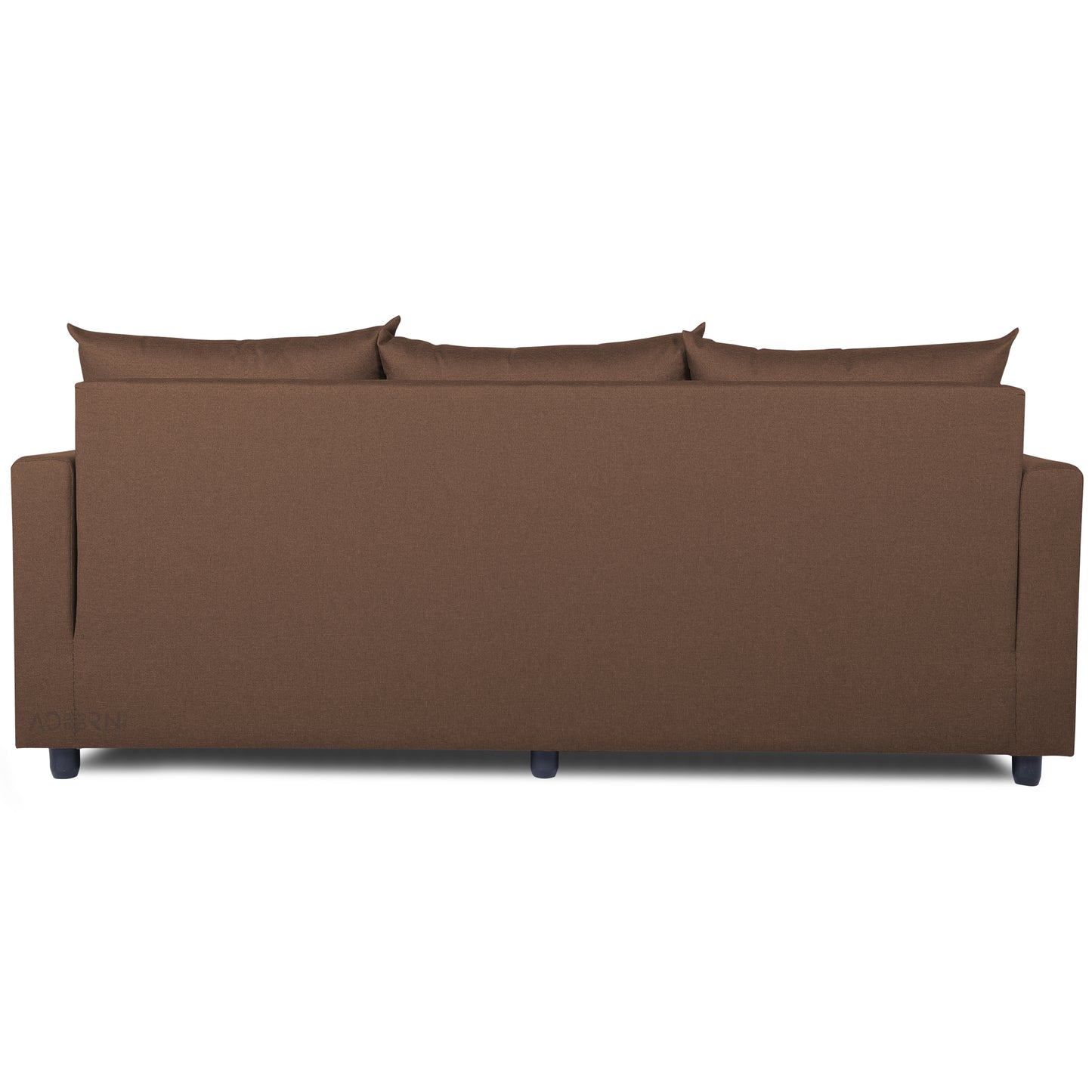Adorn India New Straight Line Modular 5 Seater Sofa Set (Brown)