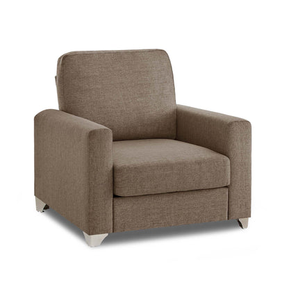 Adorn India Straight line 3+1+1 Seater Sofa Set(Camel)