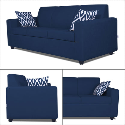 Adorn India Monteno 3-1-1 5 Seater Sofa Set (Blue) (3 Year Warranty)