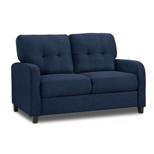 Adorn India Astor 2 Seater Sofa (Blue) (3 Year Warranty)