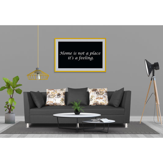 Adorn India Alica 3 Seater Sofa (Dark Grey), Wood, Foam