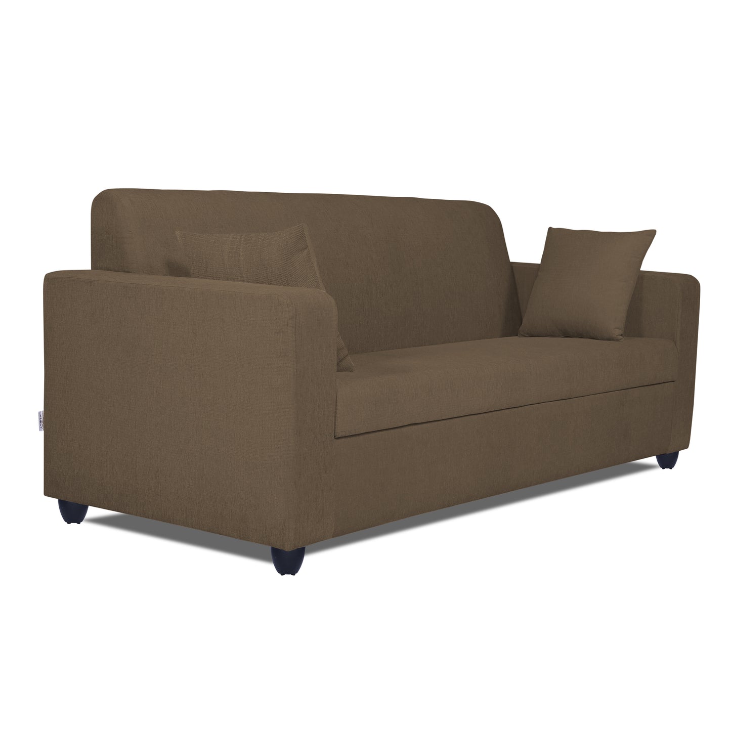Adorn India Rio Decent 3 Seater Sofa(Brown) (3 Year Warranty)