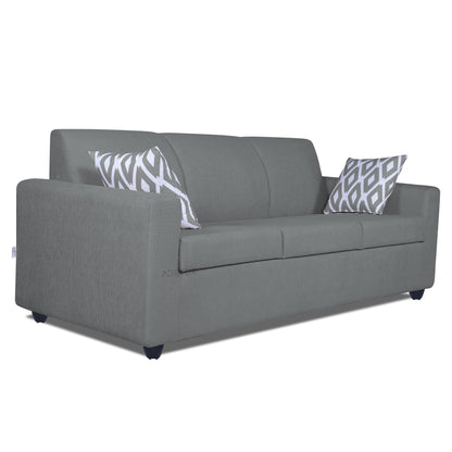 Adorn India Monteno 3+2 5 Seater Sofa Set (Grey) (3 Year Warranty)