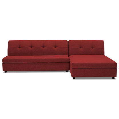 Adorn India Atlas Modular Sofa Set (Maroon)(3 Year Warranty)