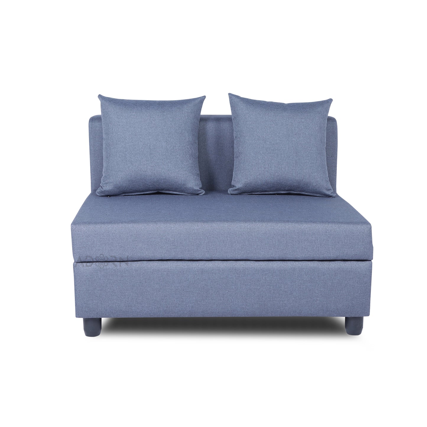 Adorn India New Straight Line Modular 5 Seater Sofa Set (Dark Grey)