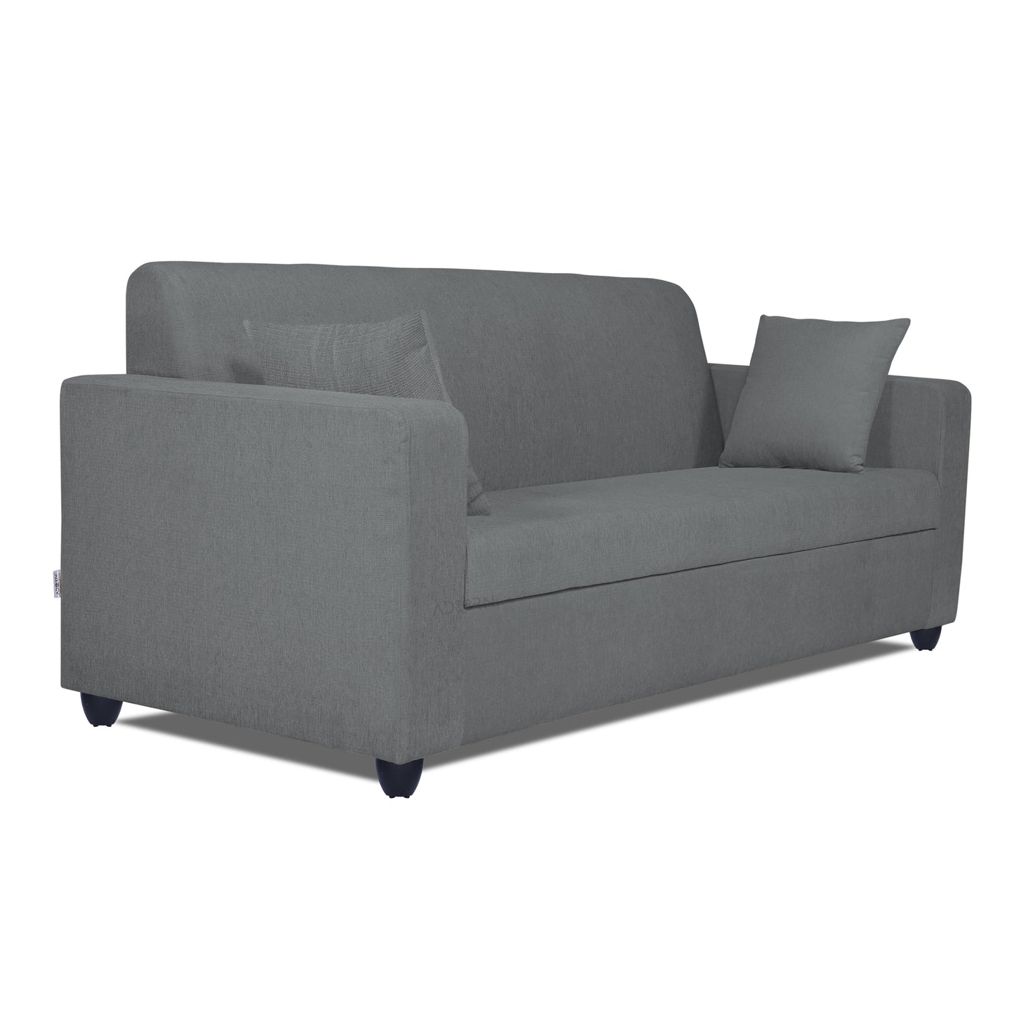 Adorn India Rio Decent 3 Seater Sofa(Grey) (3 Year Warranty)