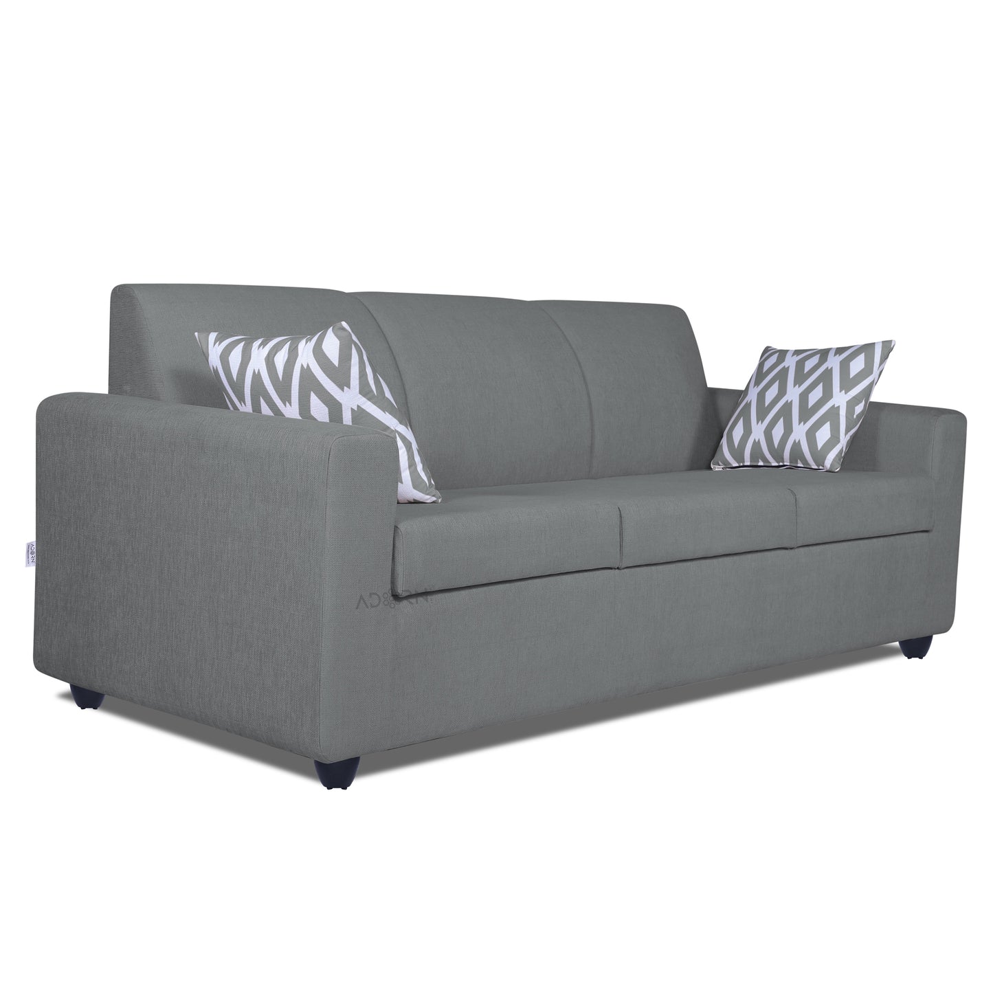 Adorn India Monteno 3-1-1 5 Seater Sofa Set (Grey) (3 Year Warranty)
