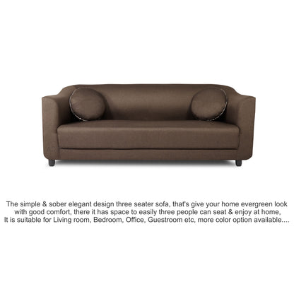 Adorn India Brisco 3 Seater Sofa (Camel)