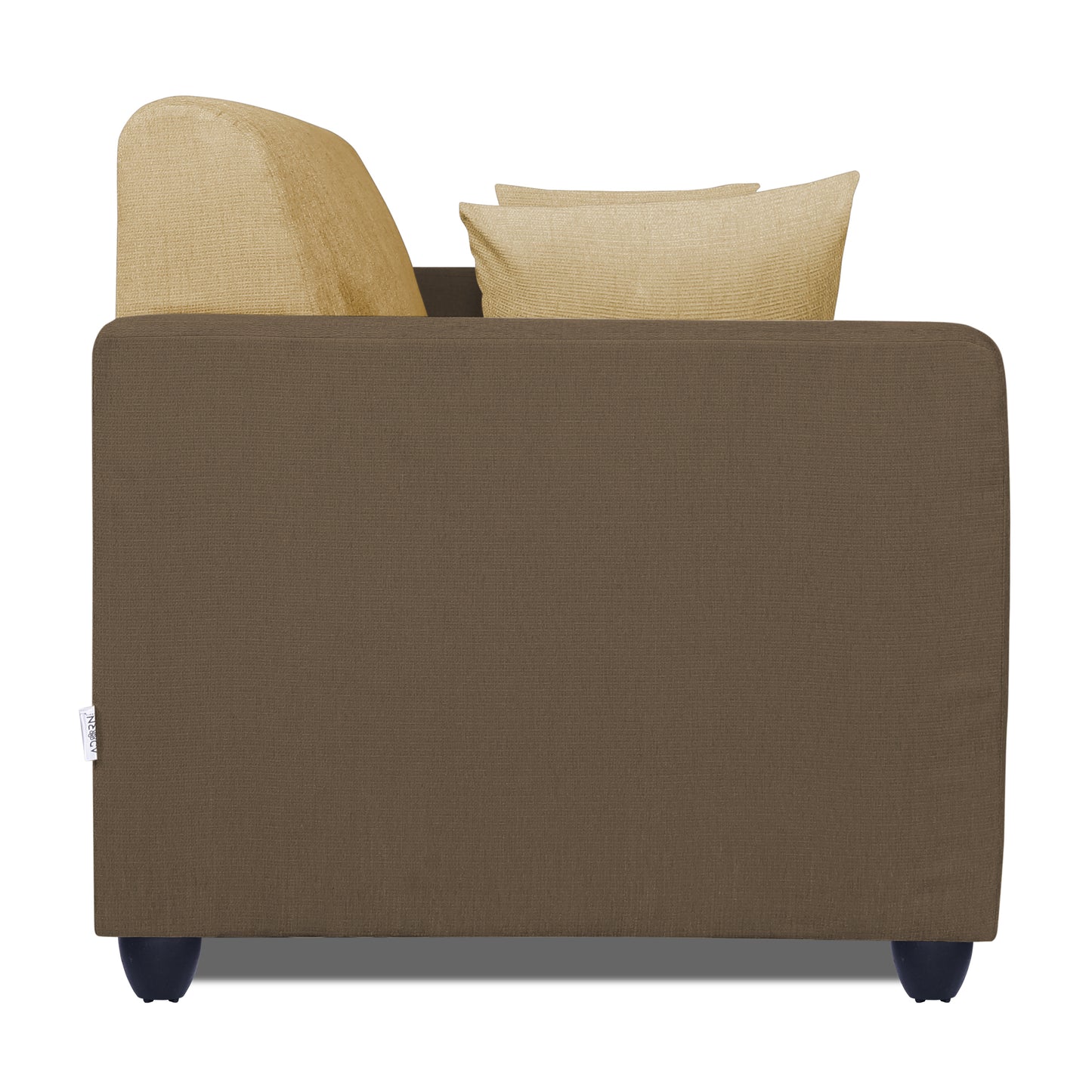 Adorn India Rio Decent 3 Seater Sofa(Brown & Beige)(3 Year Warranty)
