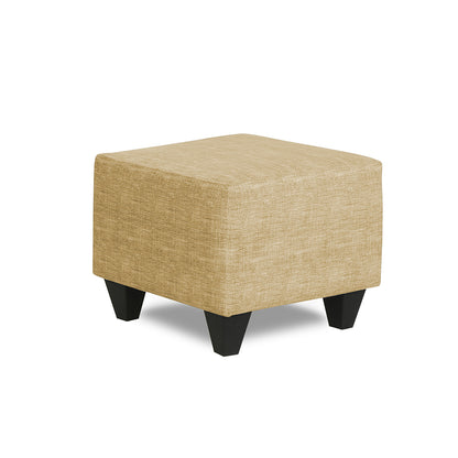Adorn India Decent 5 Puffy Single Seater (Beige)