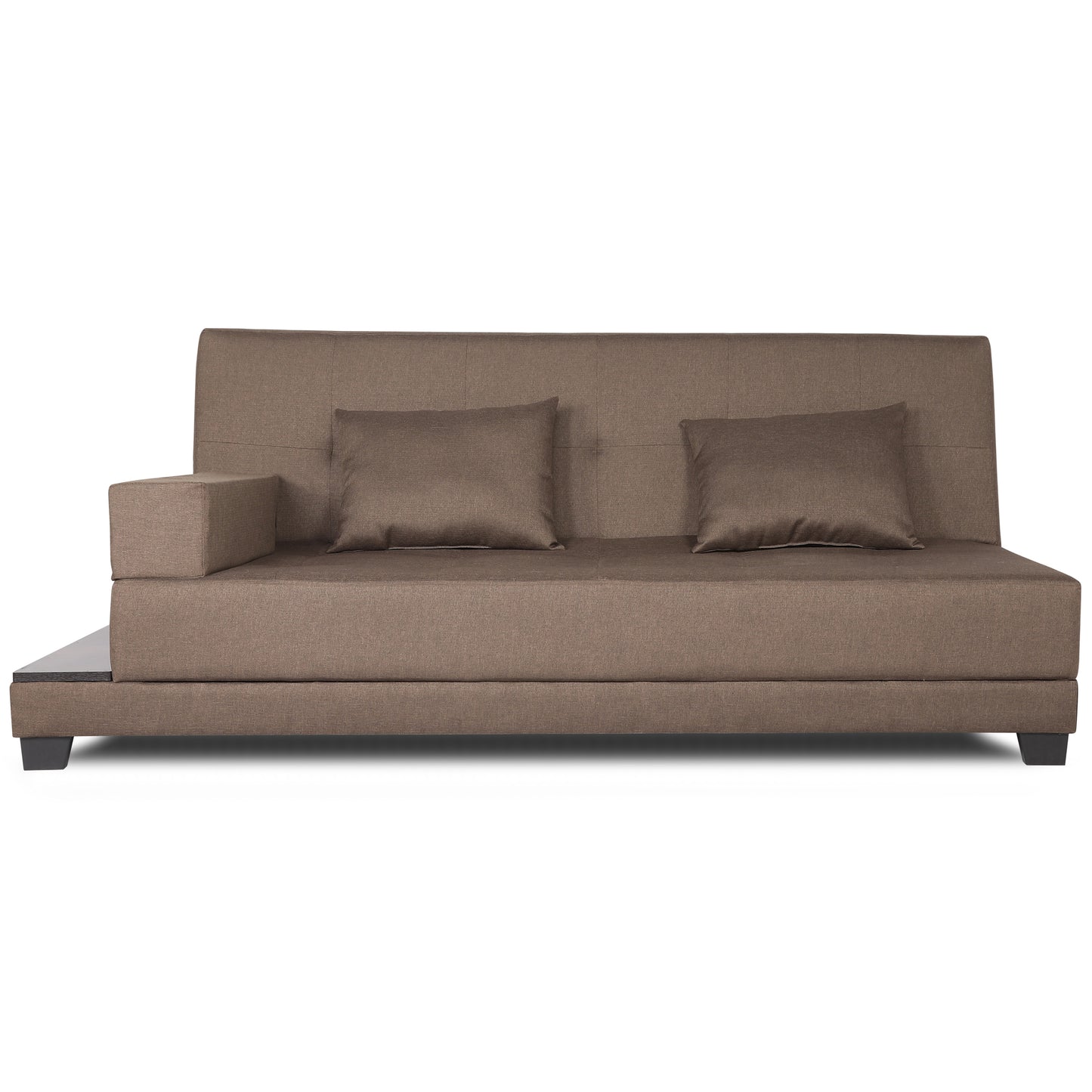 Adorn India Blake 3 Seater Sofa Cum Bed (Camel)