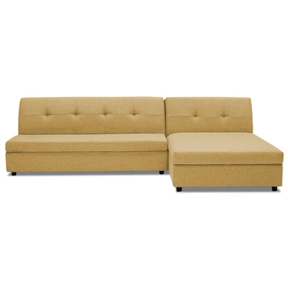 Adorn India Atlas Modular Sofa Set (Beige) (3 Year Warranty)