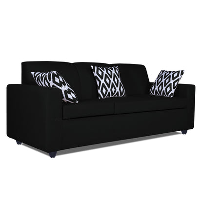 Adorn India Monteno Modular Sofa Set (Black)