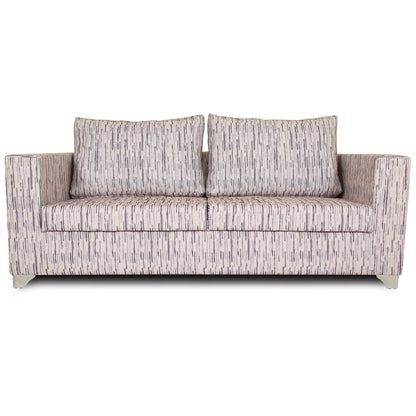 Adorn India Lancia 3 Seater Sofa Digitel Print (Grey)