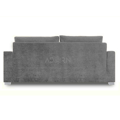 Adorn India Straight line 3+1+1 Seater Sofa Set(New Grey)