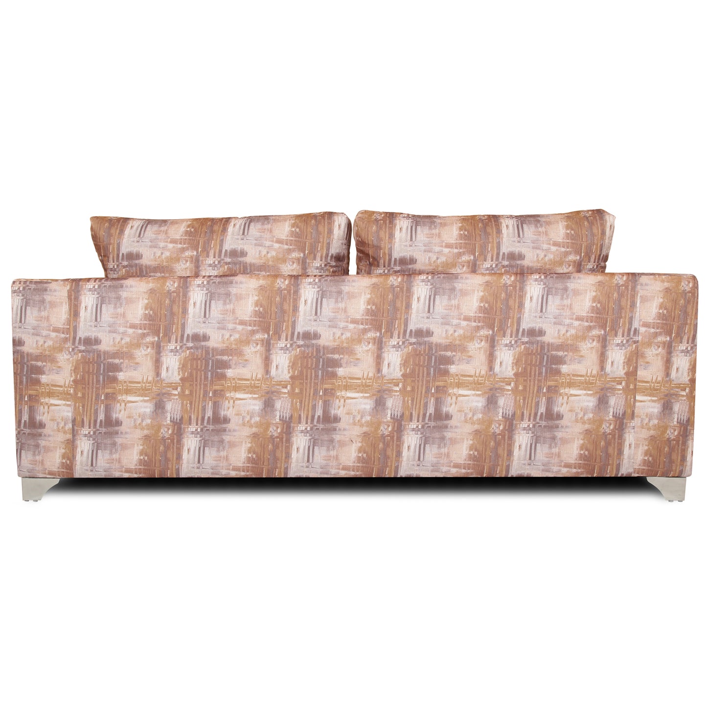 Adorn India Alanza 3 Seater Sofa Digitel Print (Beige)