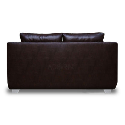 Adorn India Soleado Leatherette  Five Seater Sofa Set 3-2 (Brown)