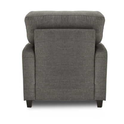 Adorn India foam Astor 3+1+1 5 Seater Sofa Set (Grey)