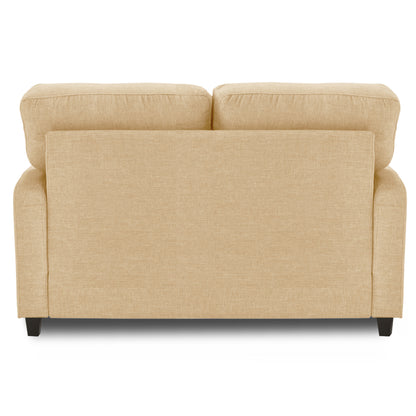 Adorn India Astor 3+2 5 Seater Sofa Set (Beige) (3 Year Warranty)