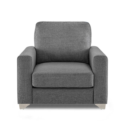 Adorn India Straight line 3+1+1 Seater Sofa Set(New Grey)