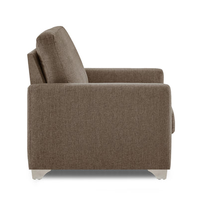 Adorn India Straight line 3+1+1 Seater Sofa Set(Camel)